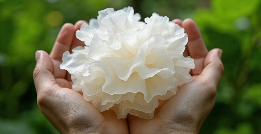 Tremella (Schneepilz-Extrakt), ein Wirkstoff der LOMBAGINE Pflege