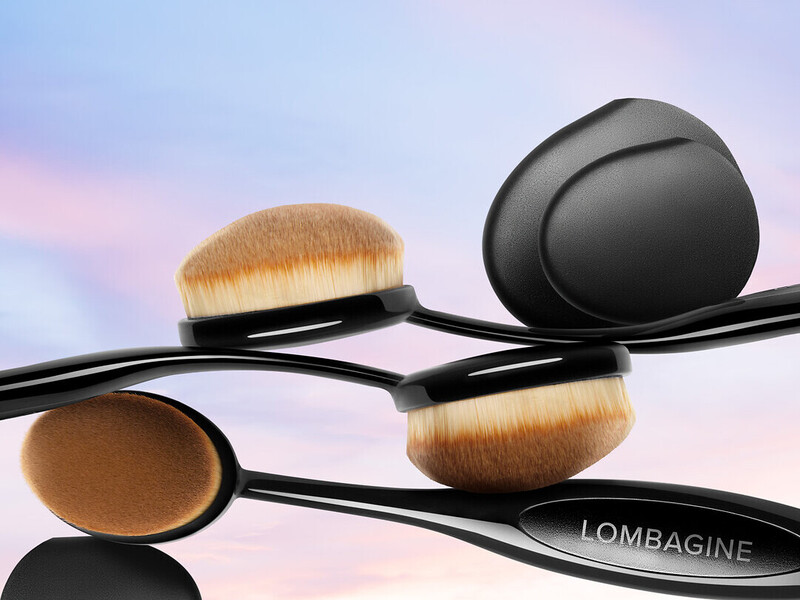 LOMBAGINE face oval brushes: Make-up-Pinsel-Set
